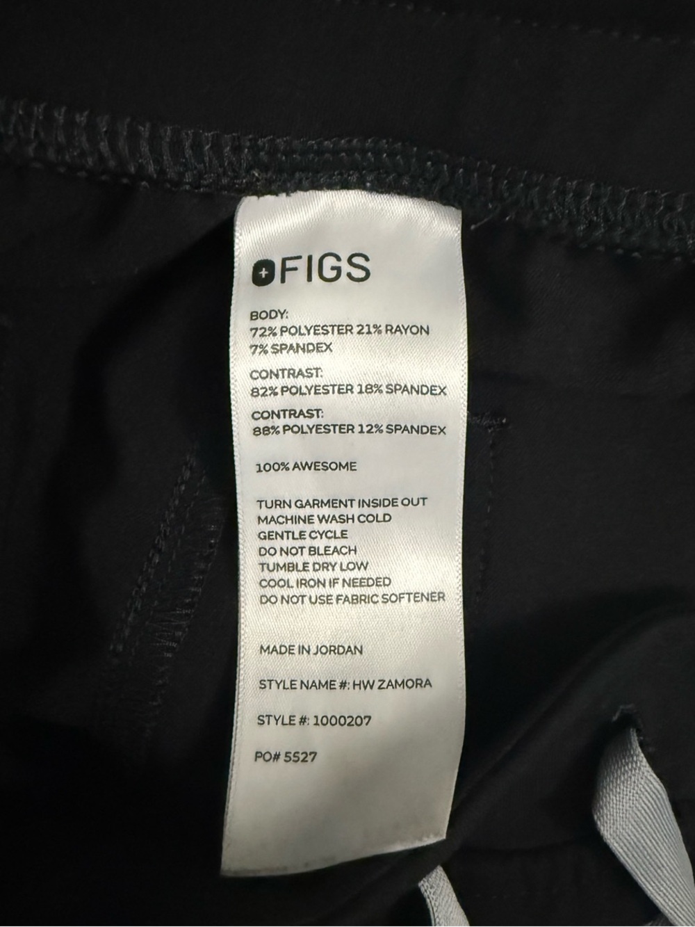 FIGS Zamora High-Waisted Jogger Scrub Pants - Picture 7 of 8